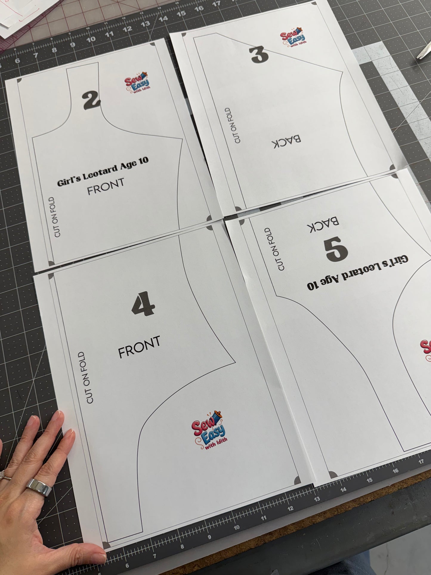 Girl's Leotard -Digital Pattern PDF